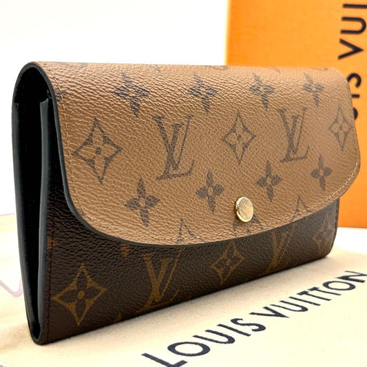 Louis Vuitton Monogram Reverse Portefeuille Emily Wallet