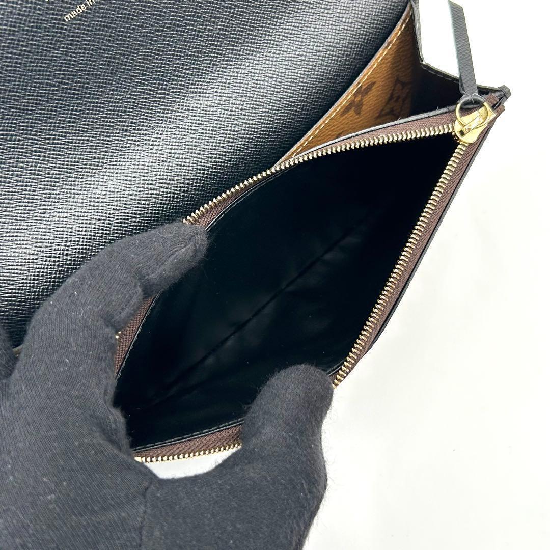 Louis Vuitton Monogram Reverse Portefeuille Emily Wallet — view 5