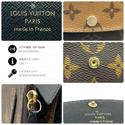 Louis Vuitton Monogram Reverse Portefeuille Emily Wallet — view 9
