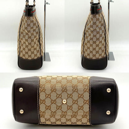 Gucci Tote Bag Mayfair Sherry Line GG Canvas A4