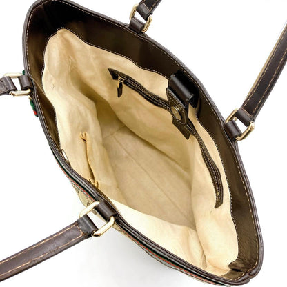 Gucci Tote Bag Mayfair Sherry Line GG Canvas A4