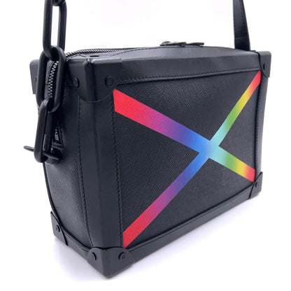 Louis Vuitton Taiga Soft Trunk Shoulder Bag Rainbow