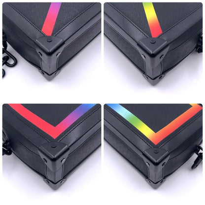 Louis Vuitton Taiga Soft Trunk Shoulder Bag Rainbow — view 8