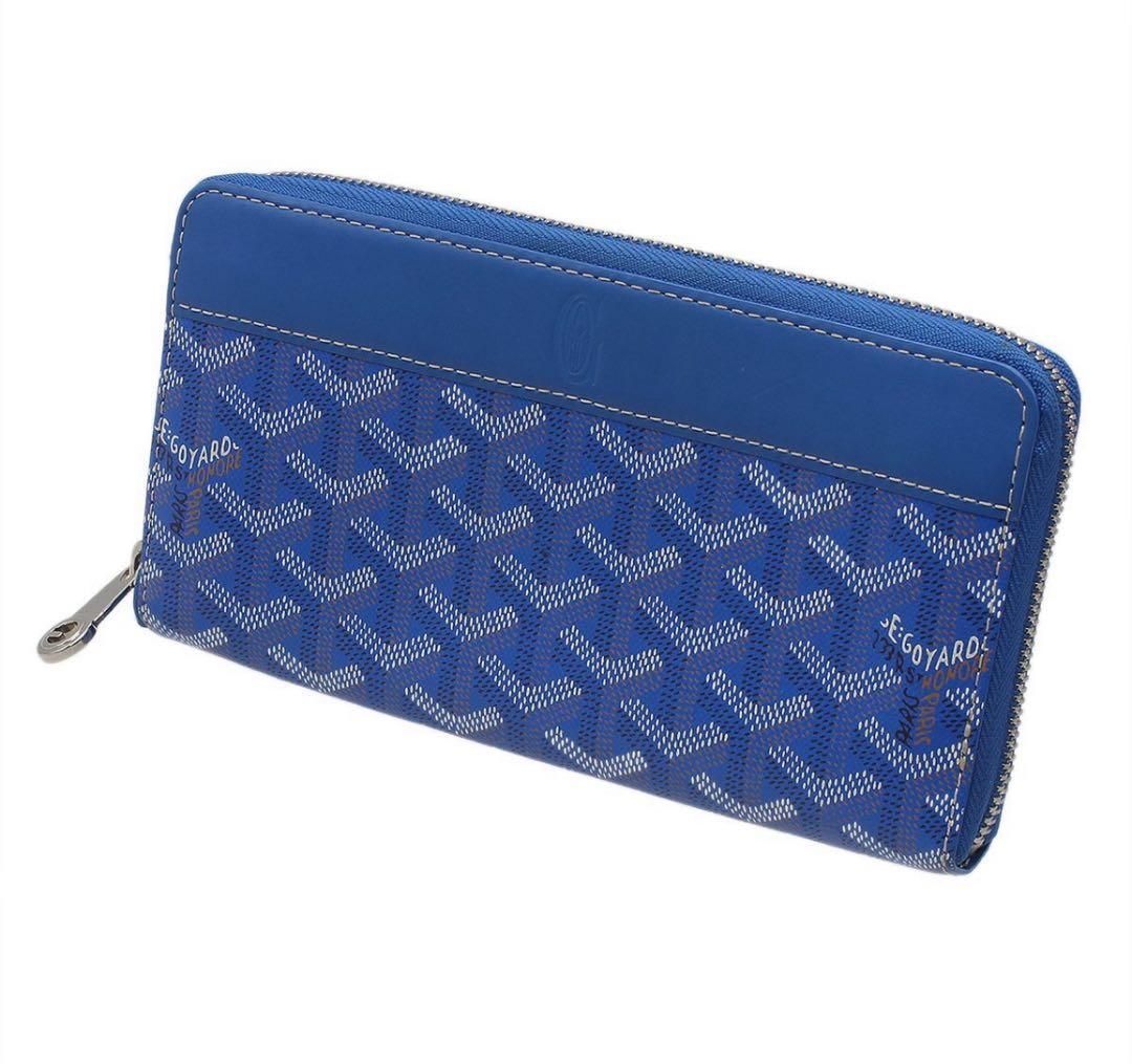 New Goyard Matignon GM Round Zipper Long Wallet