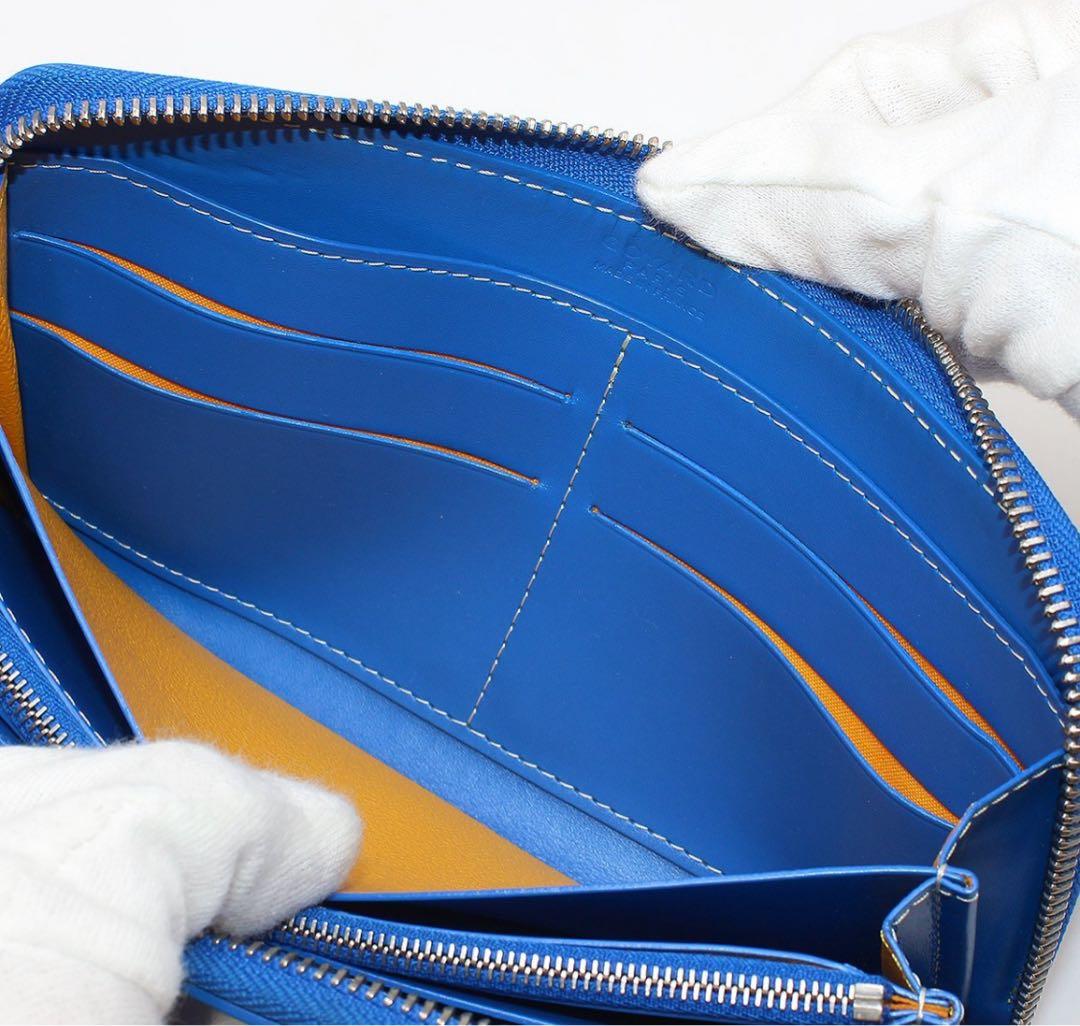 New Goyard Matignon GM Round Zipper Long Wallet