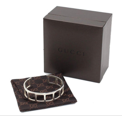 Gucci Open Square Bangle Bracelet