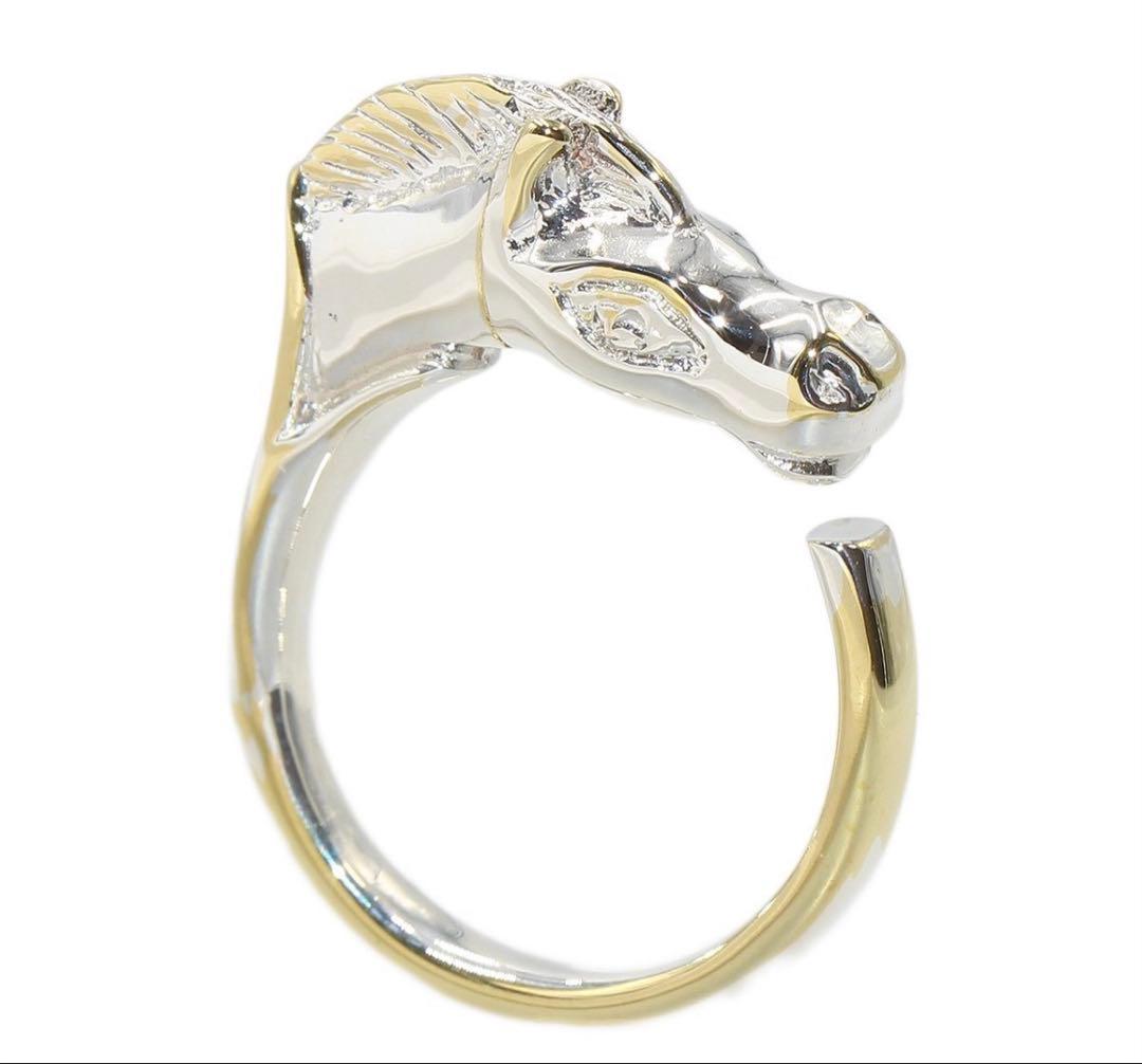 Hermes 51 Cheval Horse Motif Ring — view 3