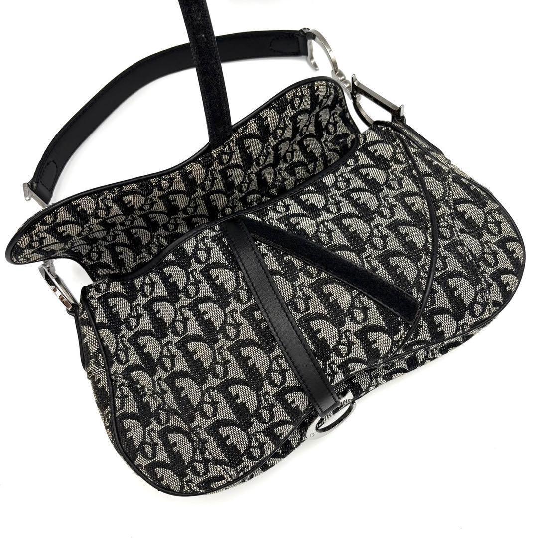 Dior Trotter Double Saddle Bag Gray — view 3