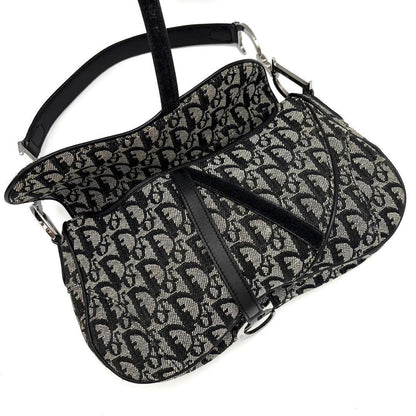 Dior Trotter Double Saddle Bag Gray — view 3