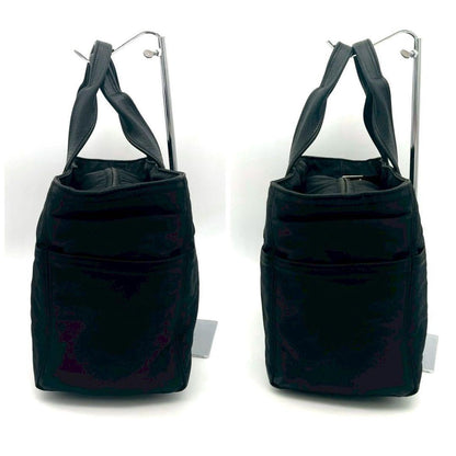 Hermes Acapulco PM Nylon Leather Black Silver Handbag — view 5