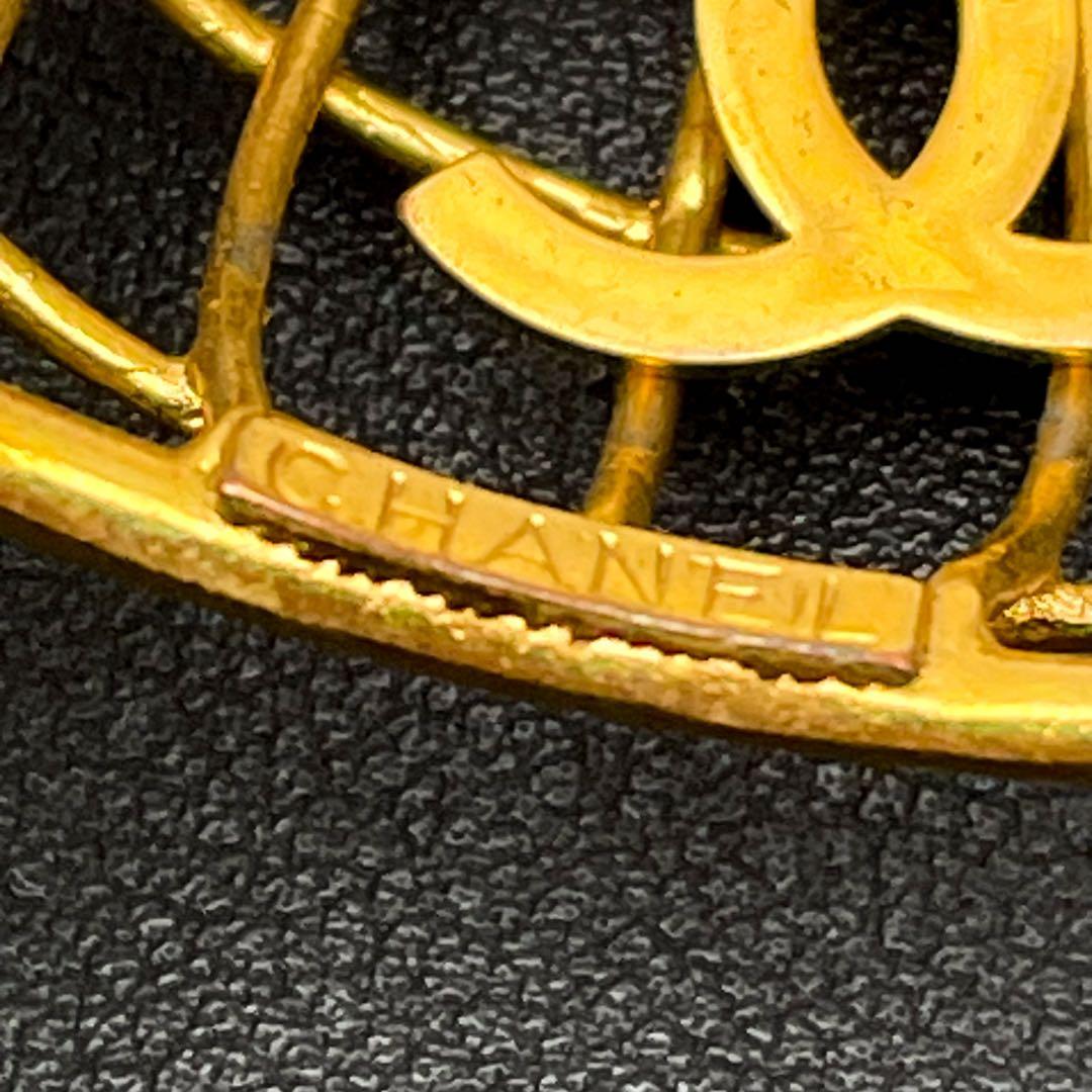 Chanel CC Logo Earrings Birdcage Vintage Classic