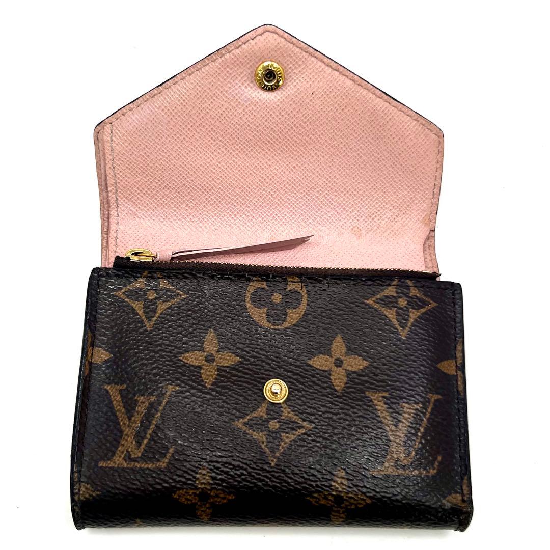Louis Vuitton Monogram Portefeuille Victorine Rose Ballerine Wallet — view 2