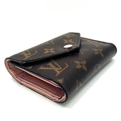 Louis Vuitton Monogram Portefeuille Victorine Rose Ballerine Wallet — view 5