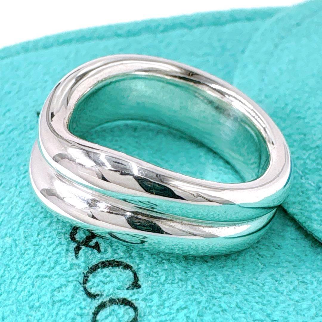 Tiffany & Co Double Curved Ring Size 10 925 Silver
