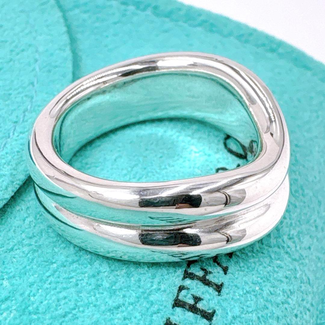 Tiffany & Co Double Curved Ring Size 10 925 Silver