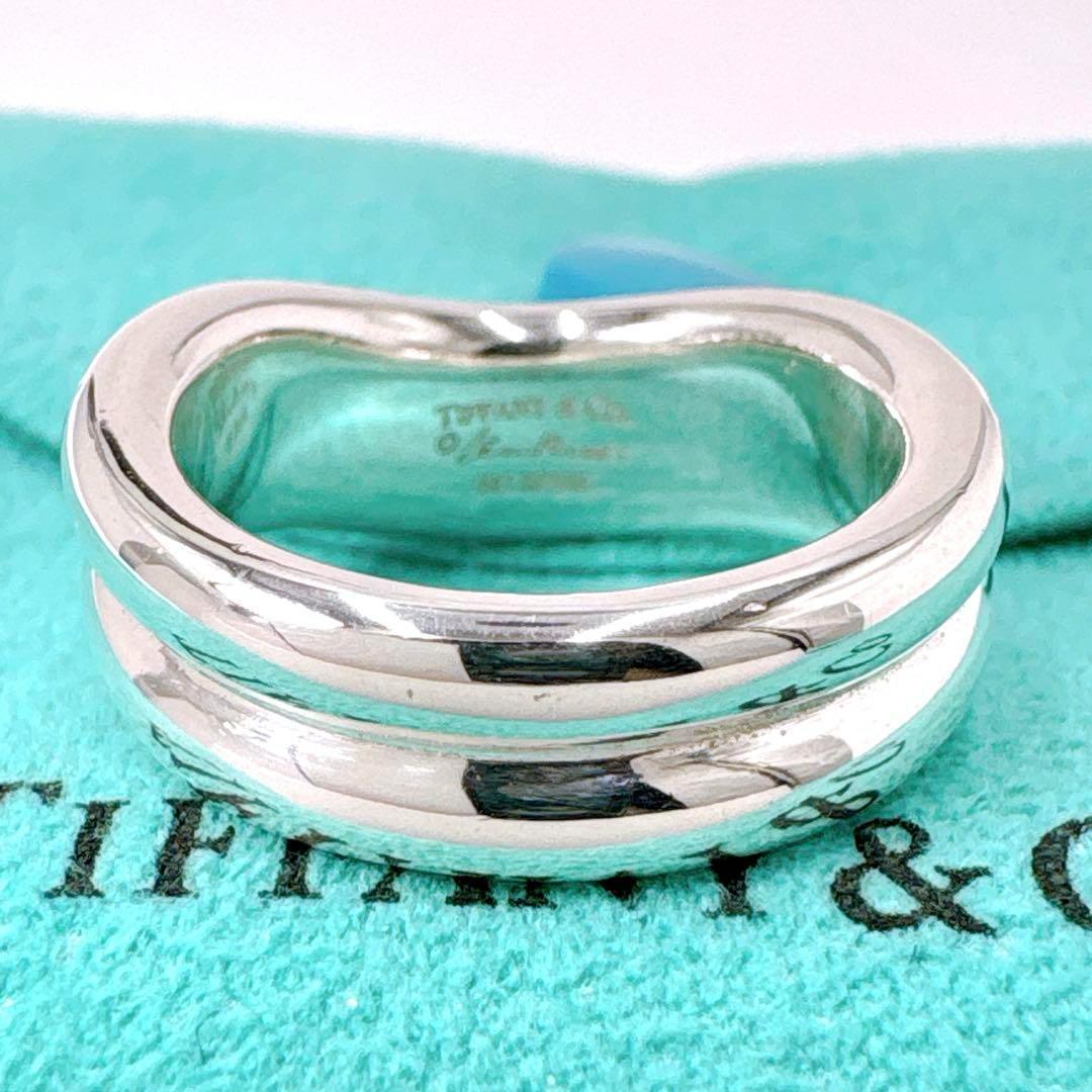 Tiffany & Co Double Curved Ring Size 10 925 Silver