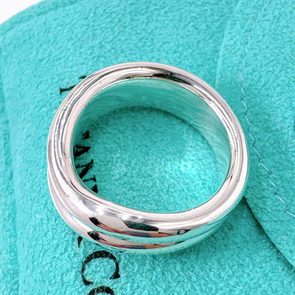 Tiffany & Co Double Curved Ring Size 10 925 Silver