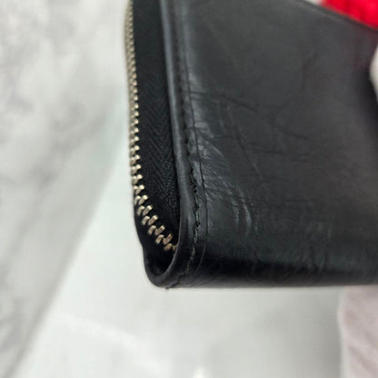 Gucci Wrinkled Wallet GG Marina Black