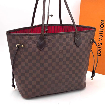 Louis Vuitton Neverfull MM Damier Ebene Tote Brown — view 2