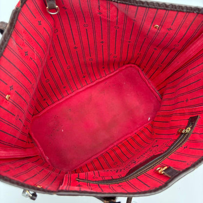 Louis Vuitton Neverfull MM Damier Ebene Tote Brown — view 3