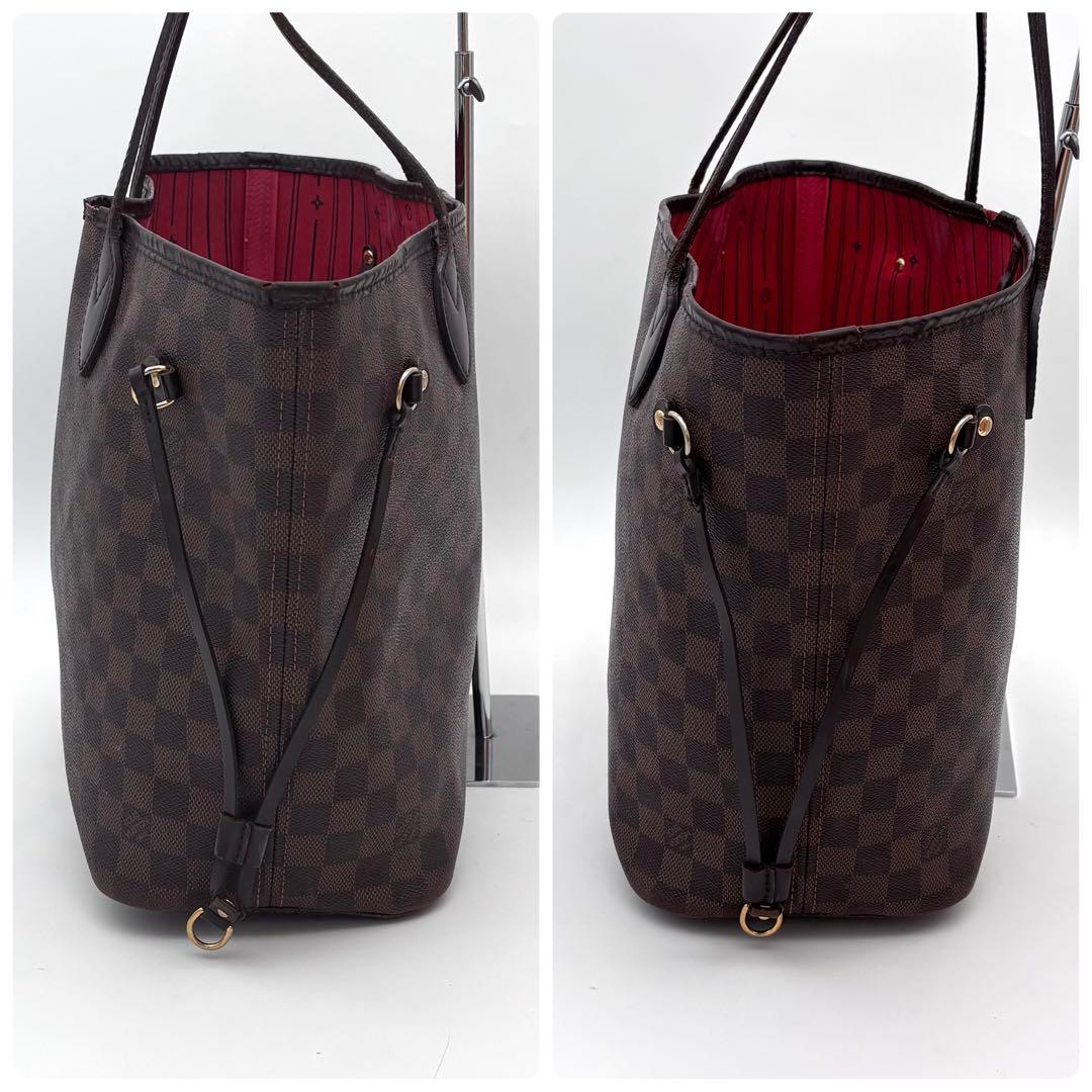 Louis Vuitton Neverfull MM Damier Ebene Tote Brown — view 5