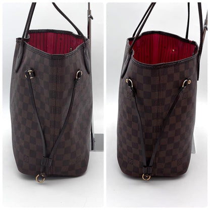Louis Vuitton Neverfull MM Damier Ebene Tote Brown — view 5