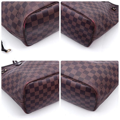 Louis Vuitton Neverfull MM Damier Ebene Tote Brown — view 7