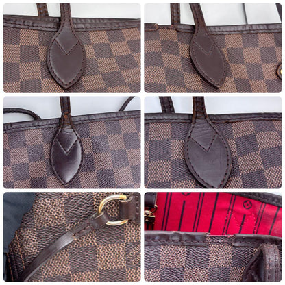 Louis Vuitton Neverfull MM Damier Ebene Tote Brown — view 8