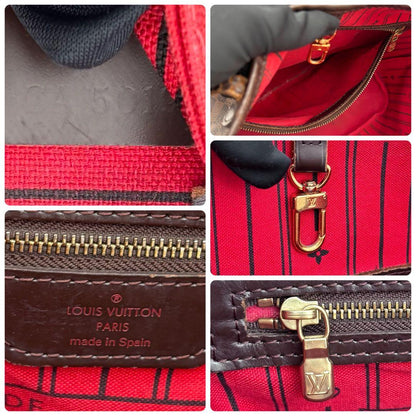 Louis Vuitton Neverfull MM Damier Ebene Tote Brown — view 9
