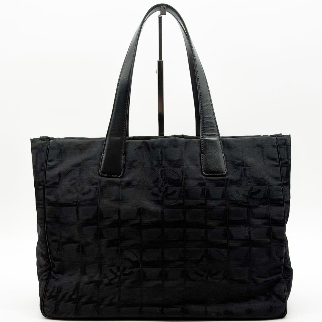 Chanel New Travel Line MM Tote Bag Nylon CC Logo — view 2