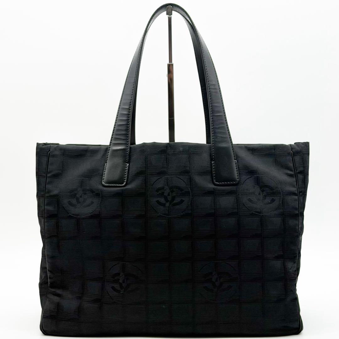 Chanel New Travel Line MM Tote Bag Nylon CC Logo — view 3