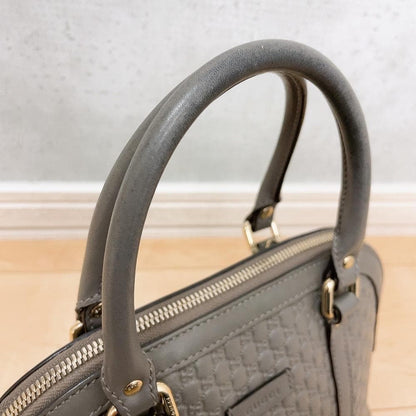Gucci Micro Guccissima 2-Way Handbag Gray