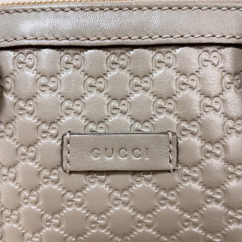 Gucci Micro Guccissima 2-Way Handbag Gray