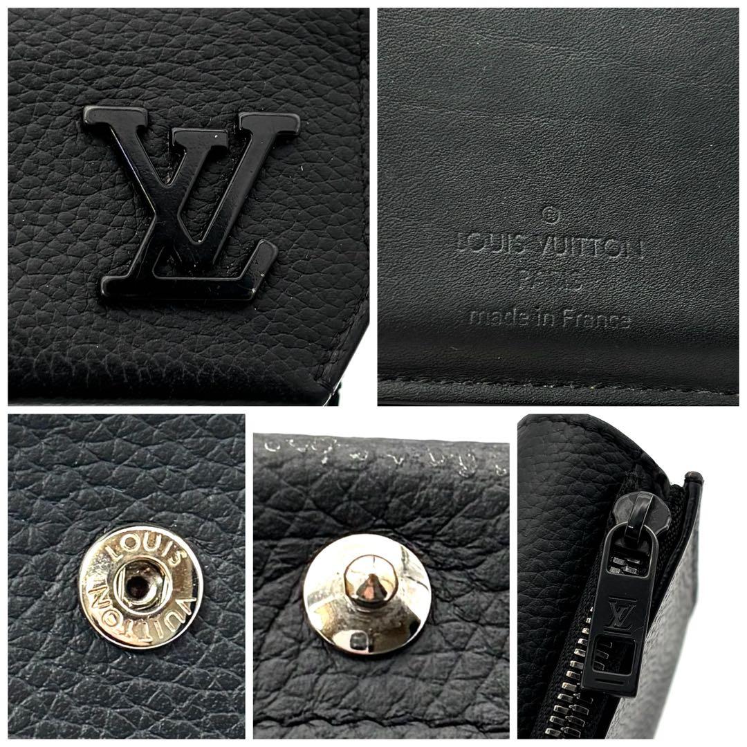 Louis Vuitton Portefeuille Pilot Aerogram Wallet Black — view 9