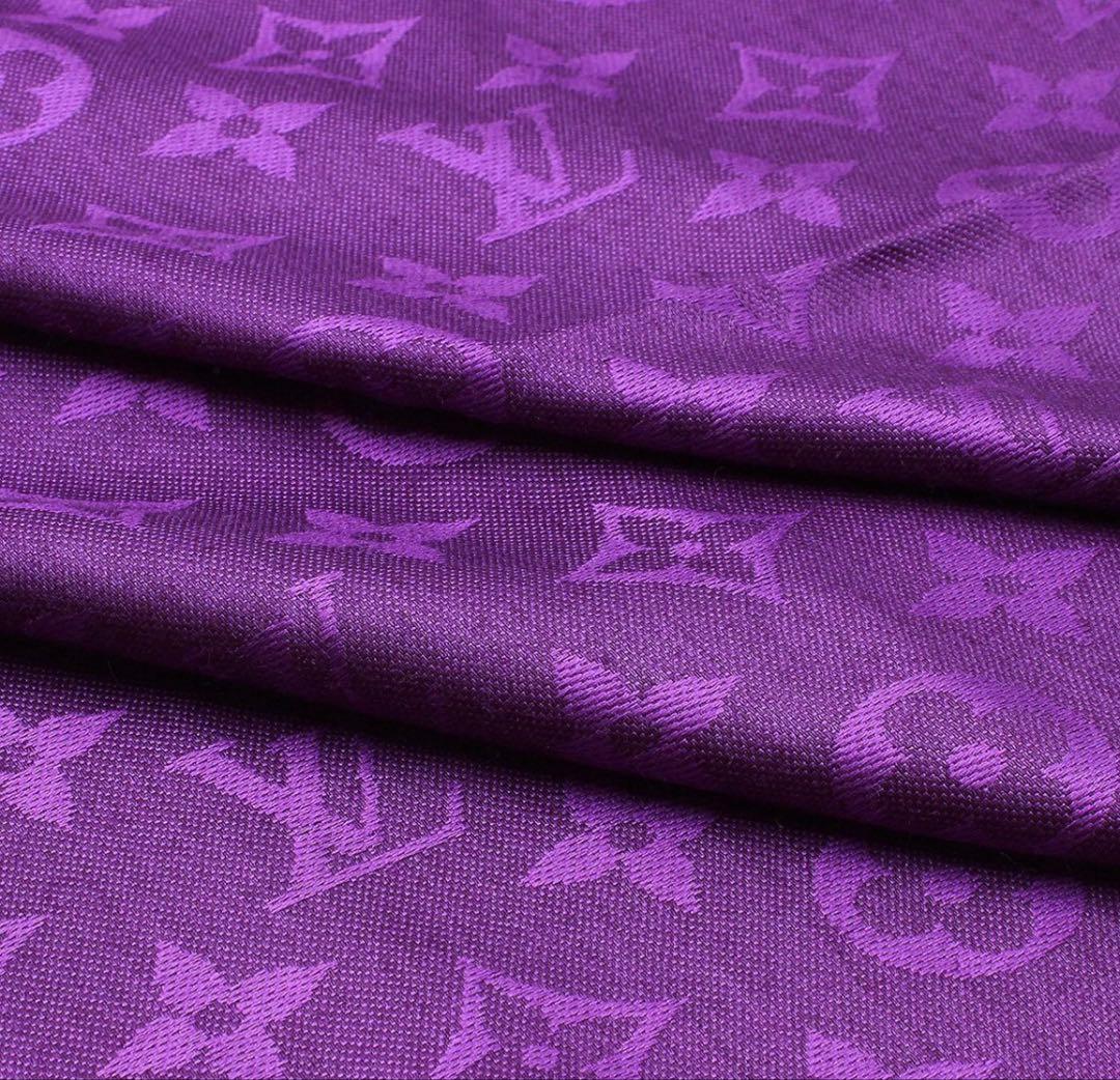 Louis Vuitton Shawl/monogram Wool X Silk Shawl