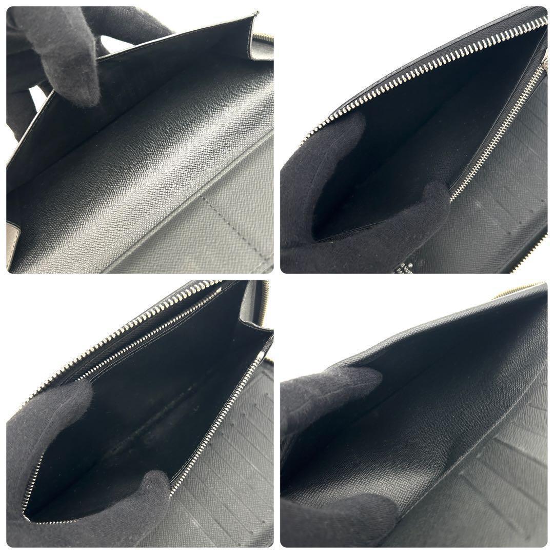 Louis Vuitton Taiga Vertical Wallet Business Black — view 4