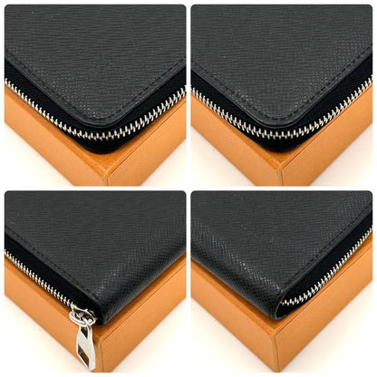 Louis Vuitton Taiga Vertical Wallet Business Black — view 6
