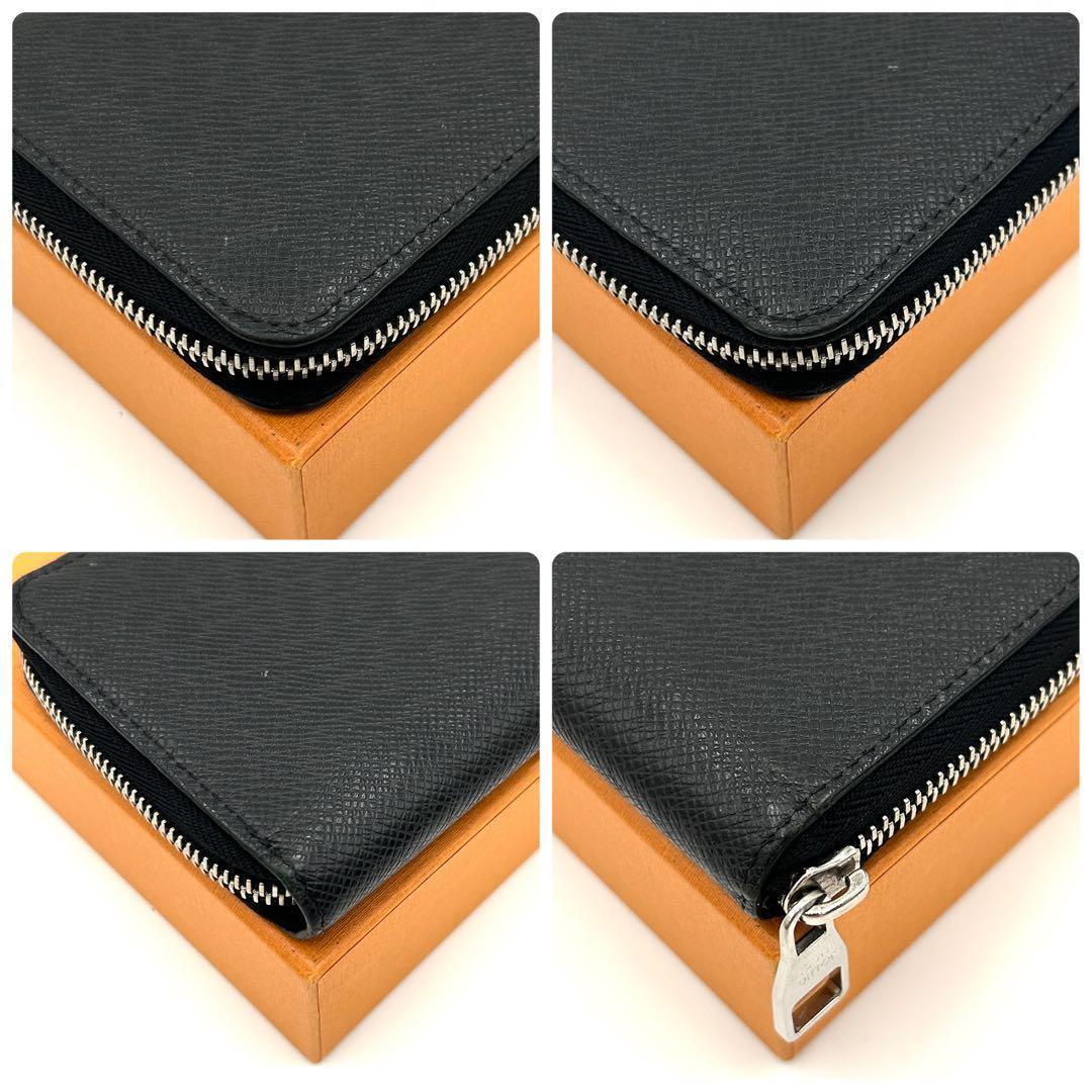 Louis Vuitton Taiga Vertical Wallet Business Black — view 7