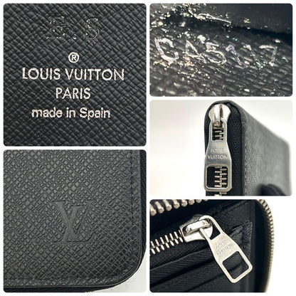 Louis Vuitton Taiga Vertical Wallet Business Black — view 8