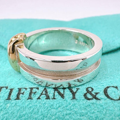 Tiffany & Co Groove With Combi Size 13 Silver 18K