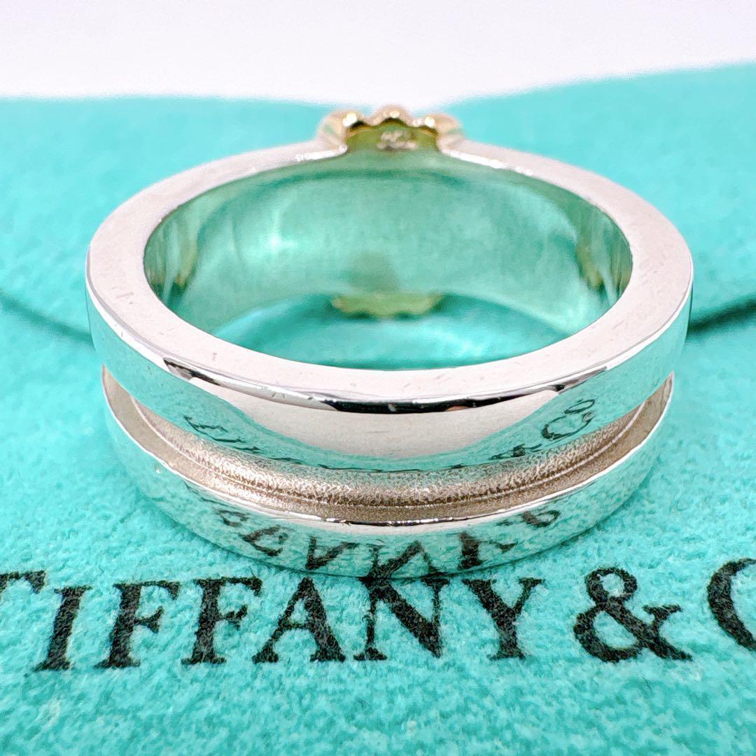 Tiffany & Co Groove With Combi Size 13 Silver 18K