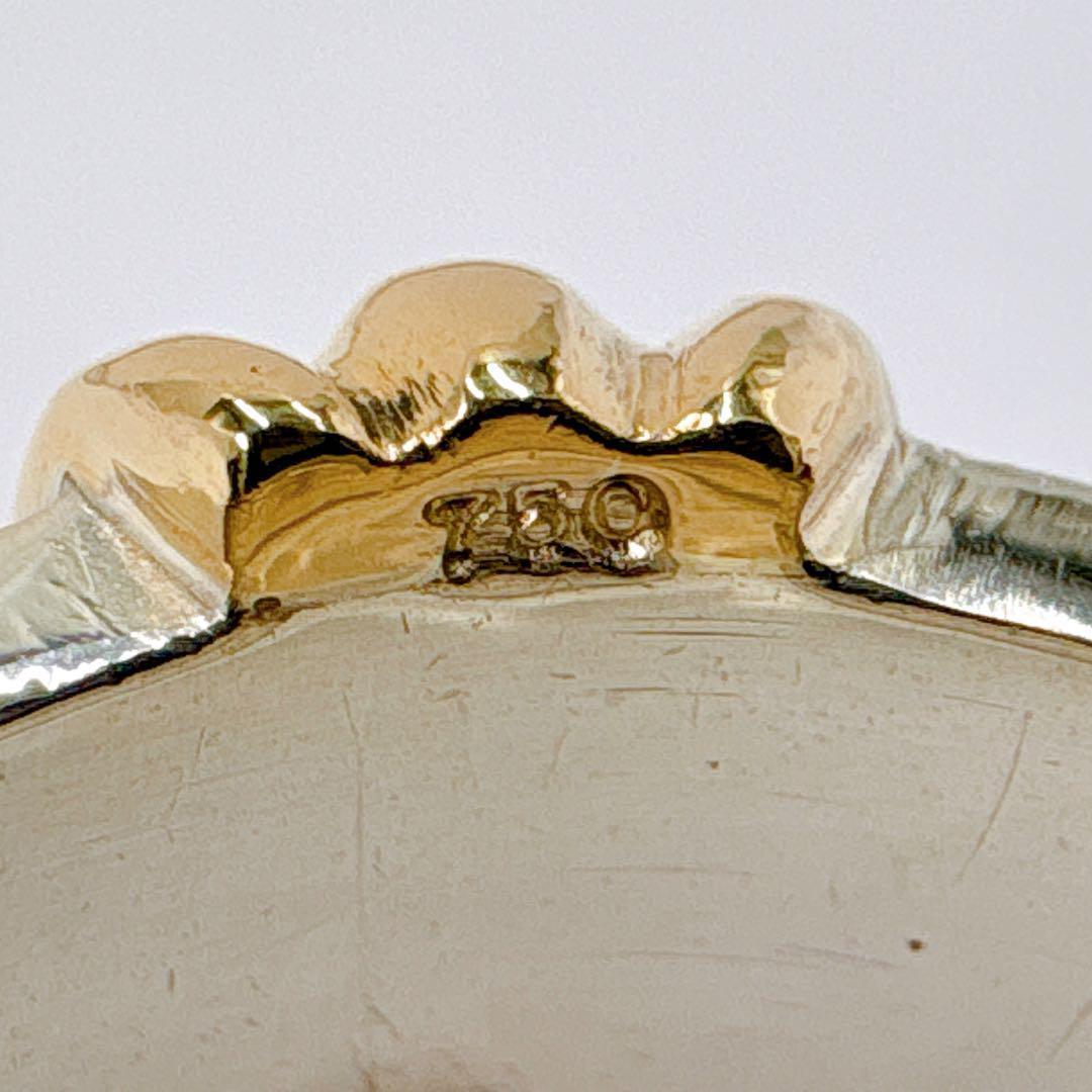 Tiffany & Co Groove With Combi Size 13 Silver 18K