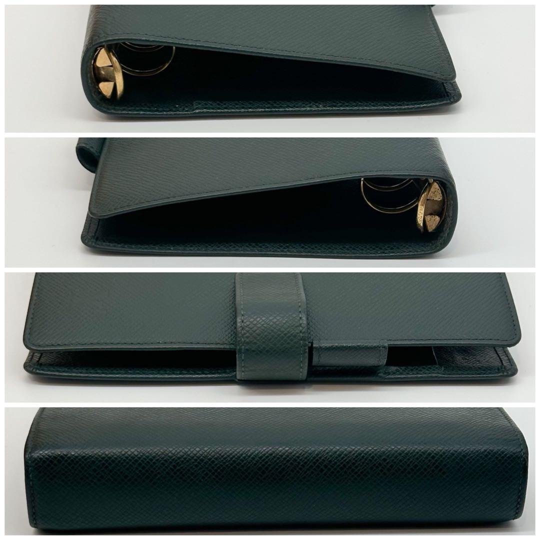 Louis Vuitton Agenda MM Taiga Green Notebook Case — view 4