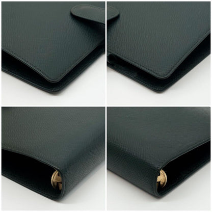 Louis Vuitton Agenda MM Taiga Green Notebook Case — view 5