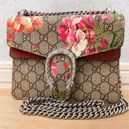 Gucci Dionysus GG Blue Mus Chain Shoulder Bag