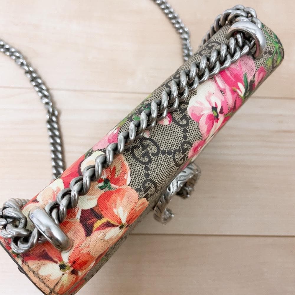 Gucci Dionysus GG Blue Mus Chain Shoulder Bag — view 8