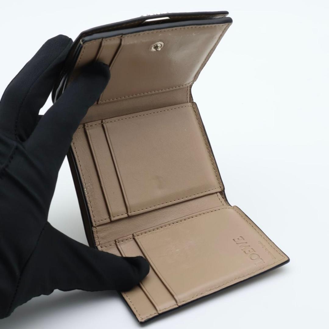 Loewe Anagram Trifold Wallet Taupe — view 6