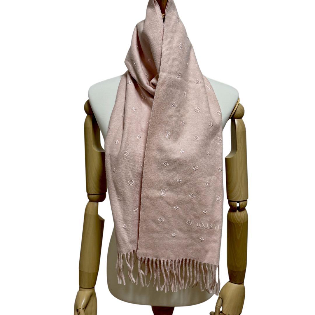 Louis Vuitton Silk Cashmere Echarpe LV Stella Scarf — view 2