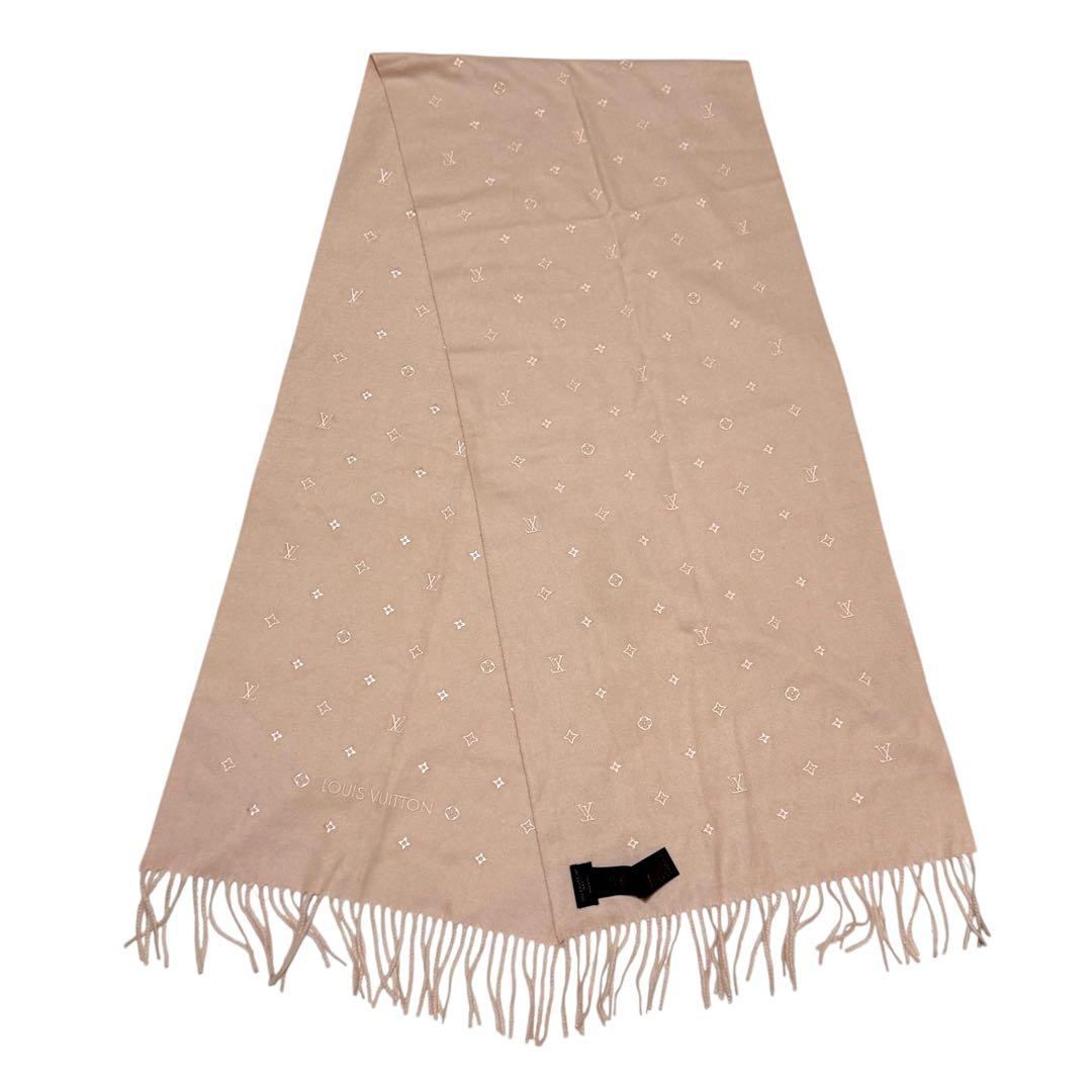 Louis Vuitton Silk Cashmere Echarpe LV Stella Scarf — view 4