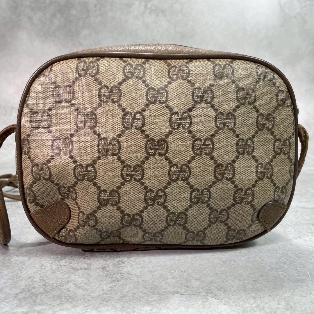 Gucci GG Sherry Line Shoulder Bag Brown Leather — view 3